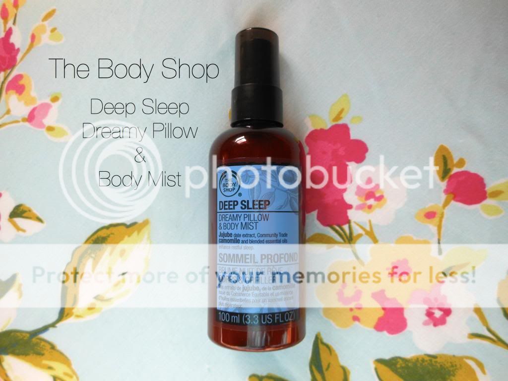 REVIEW The Body Shop Deep Sleep Dreamy Pillow Mist Charlottes